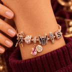 SNTW Gold Charm Bracelet Set PNPA
