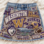 WSH Embellished Denim Skirt NTKO