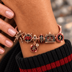 IMD Gold Charm Bracelet Set NHVH