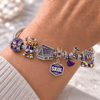 MNV Silver Charm Bracelet Set HQH