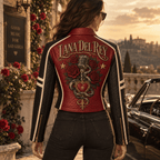 Premium LDR Cropped Leather Zipper Jacket TTMH
