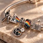 PFD Gold Charm Bracelet Set NHVH