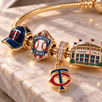 MNST Gold Charm Bracelet Set NHVH