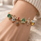 TWOZ Gold Charm Bracelet Set HQH