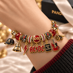 ACD Gold Charm Bracelet Set NHVH