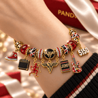 VHL Gold Charm Bracelet Set NHVH