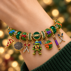 NJT Gold Charm Bracelet Set NHVH