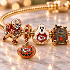KCC Gold Charm Bracelet Set NHVH