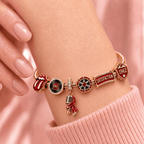 RLST Rose Gold Charm Bracelet Set TMH
