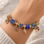 FGT Gold Charm Bracelet Set PTKL