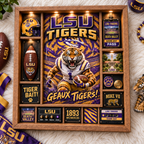 LSU Premium Shadow Box PVNA