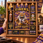 LSU Premium Shadow Box PVNA