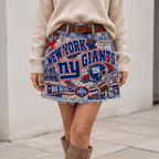 NYG Embellished Denim Skirt NTKO