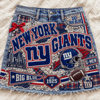 NYG Embellished Denim Skirt NTKO