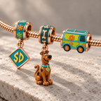 SCBD Rose Gold Charm Bracelet Set HQH