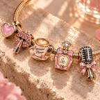 SBCP Gold Charm Bracelet Set TTN