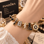 LDGG Gold Charm Bracelet Set TTN