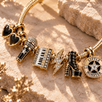 LDGG Gold Charm Bracelet Set TTN