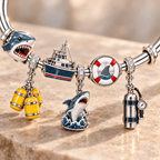 JAWS Sliver Charm Bracelet Set TMH
