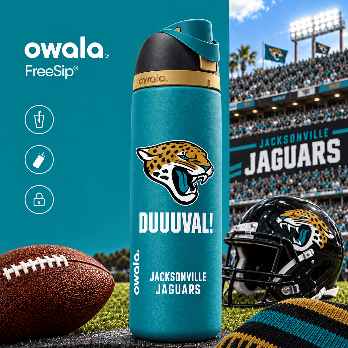 JSVJ Owala Water Bottle NHVH