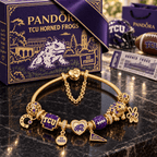 TCU Gold Charm Bracelet Set PTKL