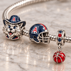AWC Silver Charm Bracelet Set PTKL
