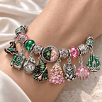 WCKD Silver Charm Bracelet Set NTTB