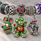 RFK Silver Charm Bracelet Set NTTB