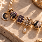 WAE Gold Charm Bracelet Set TTN