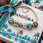 MDP Silver Charm Bracelet Set PTT
