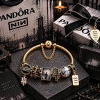 NIN Gold Charm Bracelet Set PTT