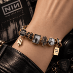 NIN Gold Charm Bracelet Set PTT