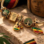 SPML Gold Charm Bracelet Set PTT