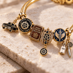 SUNA Gold Charm Bracelet Set PTT