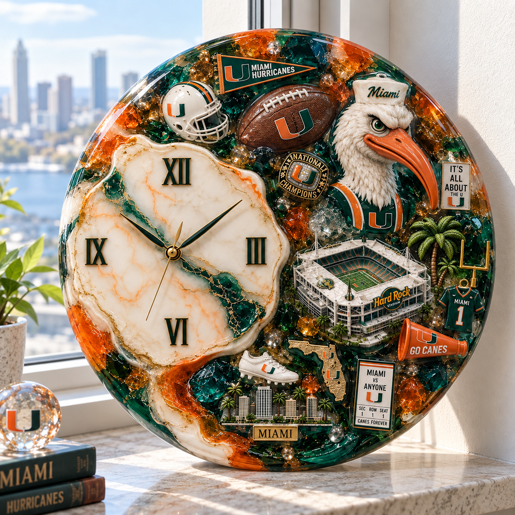 Premium MHC Statement 3D Decorative Wall Clock HTTT