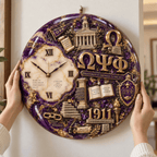 Premium OMPP Statement 3D Decorative Wall Clock HTTT