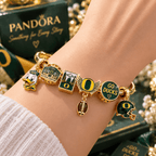 ORDB Gold Charm Bracelet Set TTN