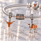 TLS Silver Charm Bracelet Set HQH