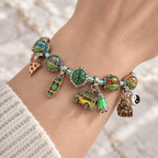 NJT Silver Charm Bracelet Set PTKL
