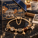 GMG Gold Charm Bracelet Set PTKL