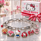 HLKT Silver Charm Bracelet Set NTVA