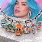 KRG Silver Charm Bracelet Set NTVA