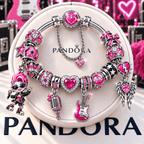PNK Silver Charm Bracelet Set NTTB