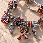 VHL Silver Charm Bracelet Set NTTB