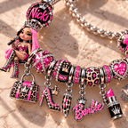 NKM Silver Charm Bracelet Set NTTB