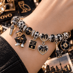 DRK Silver Charm Bracelet Set NTTB