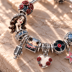LDR Silver Charm Bracelet Set NTTB