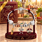 CHEF Silver Charm Bracelet Set TMH