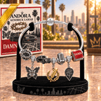 KDL Silver Charm Bracelet Set TMH