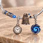 DTW Silver Charm Bracelet Set TMH